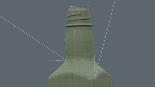 Locator from light hit tool, for modo