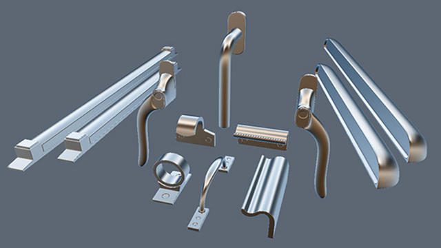 Window furniture mesh presets, for modo.