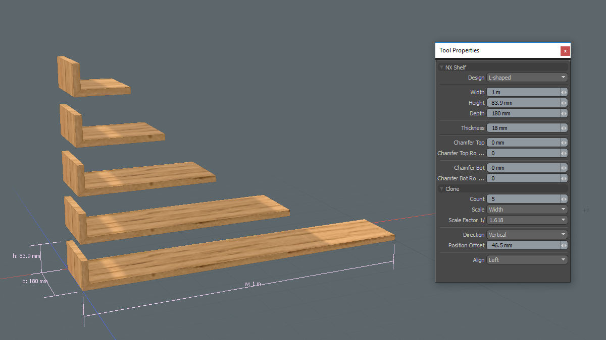 Arch Profiles 3D View