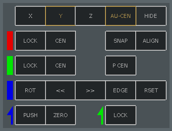 Stick-E tool's 3D-view UI